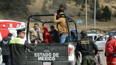 Rescatan a jóvenes perdidos en el Nevado de Toluca
