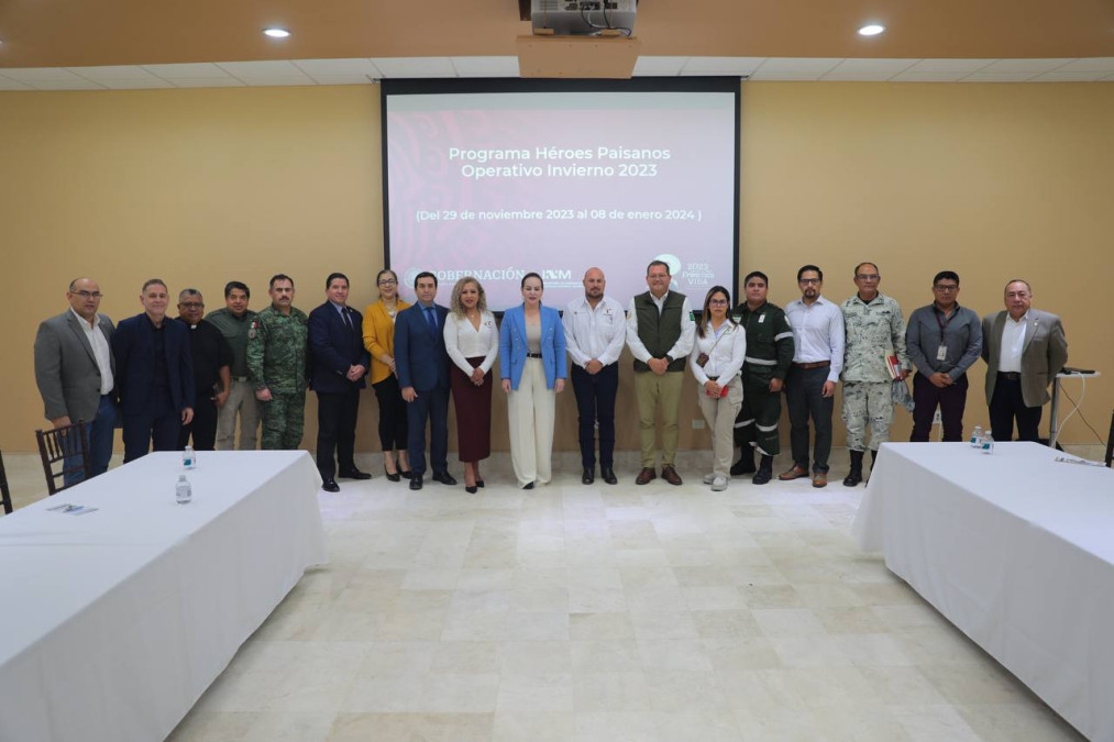 Se coordinan tres órdenes de gobierno para Caravana Héroes Paisanos Invierno 2023  