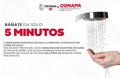 Exhortan Gobierno de Reynosa y COMAPA a utilizar el agua con responsabilidad 