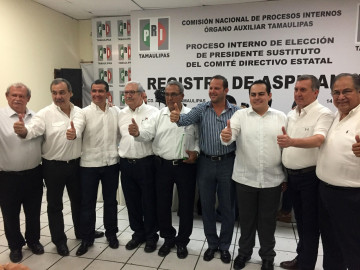 Disputan 9 la dirigencia del PRI en Tamaulipas
