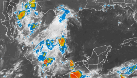Onda tropical 13 generará lluvias en el centro y occidente del país