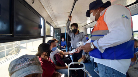 Distribuye Gobierno de Altamira 50 mil cubrebocas para prevenir el coronavirus