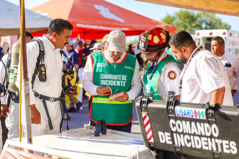 Exitoso ejercicio en Simulacro Binacional DINAPREQ Reynosa-Hidalgo 2025