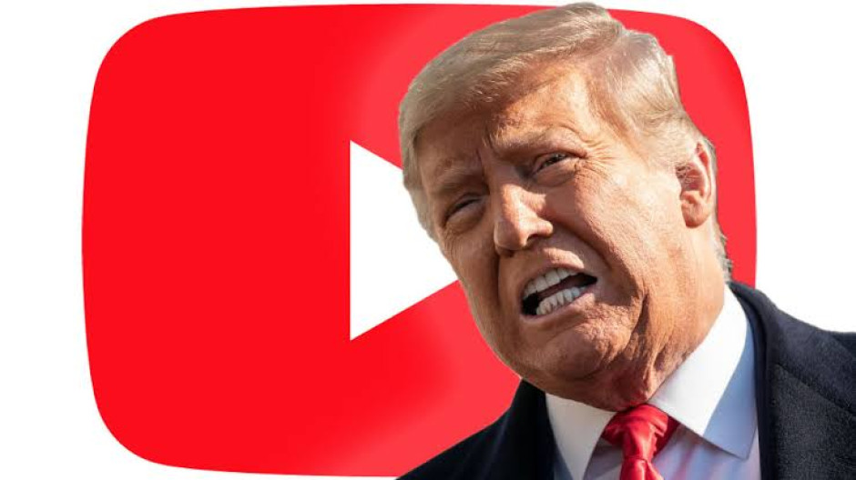 YouTube pagará 24.5 millones a Trump por suspensión de su cuenta tras disturbios de 2021