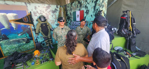 Invita Alcalde de Reynosa a visitar la Exposición Militar “La Gran Fuerza de México”