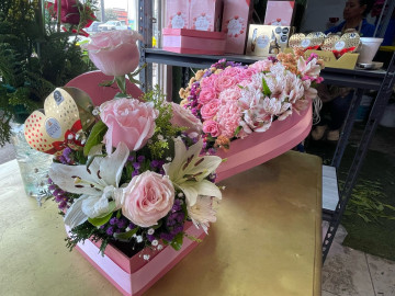 Los arreglos de flores, el obsequio favorito en San Valentín