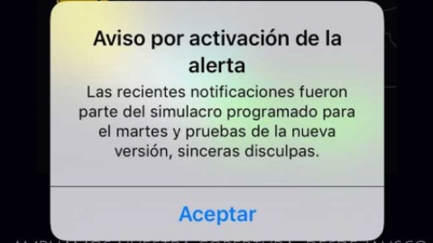 Aplicación envía alertas falsas de sismo