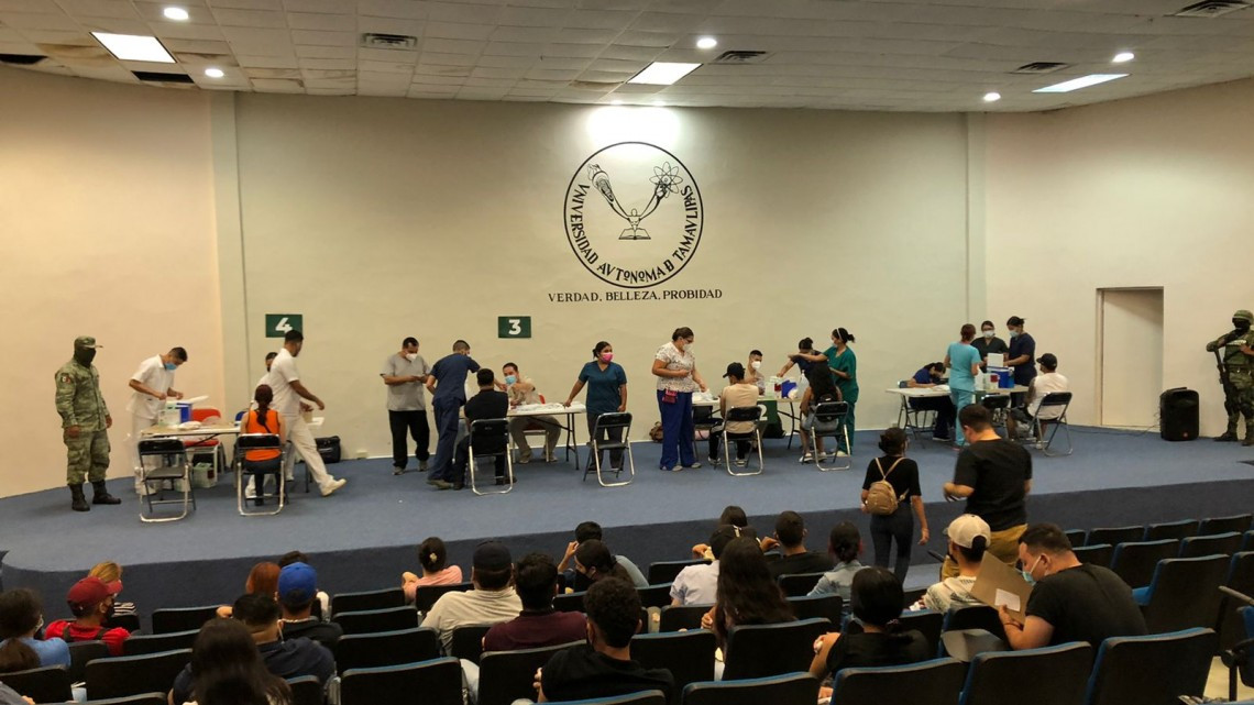 Inicia última jornada de vacunación para personas de 18 a 39 años en Nuevo Laredo