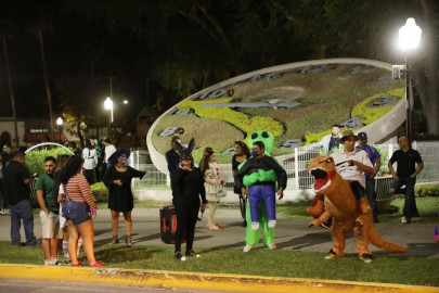 Celebran decenas de familias el Halloween en Nuevo Laredo