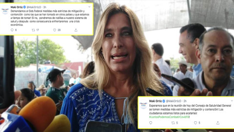 Alcaldesa de Reynosa pide al gobierno federal medidas estrictas contra covid-19