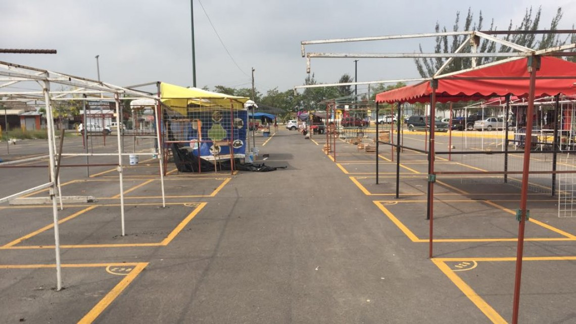 Comerciantes reubicados en crisis por bajas ventas