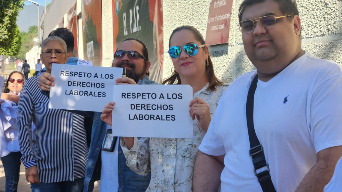 Trabajadores del Poder Judicial de la Federación en Victoria para labores