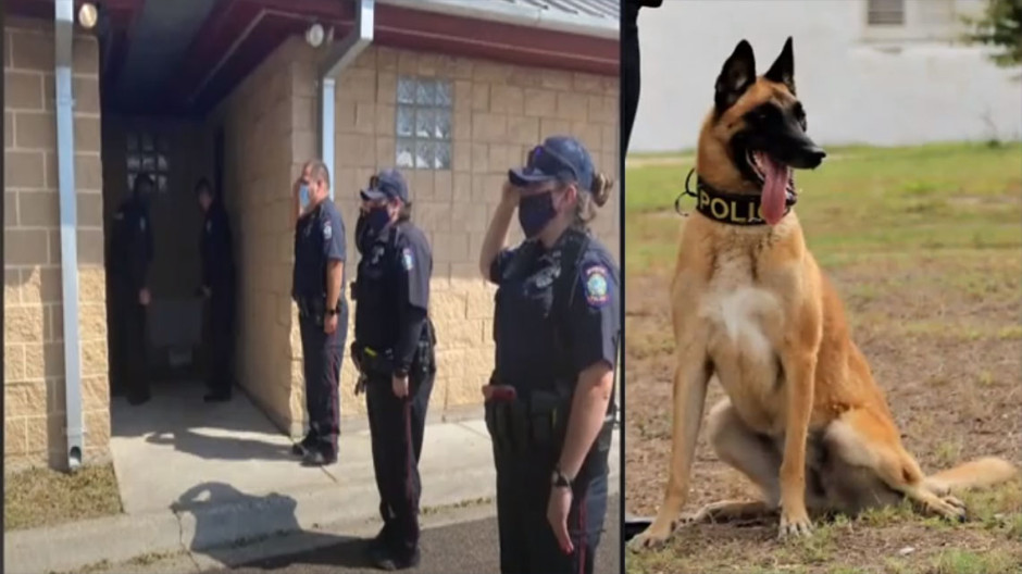 Mission conmemoró a oficial K-9 tras fallecer repentinamente 