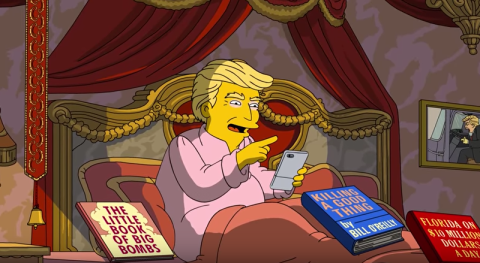 Los Simpsons destrozaron a Trump por sus primeros 100 días de gobierno