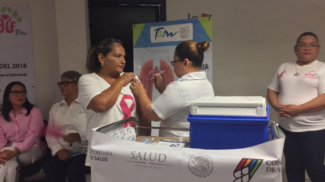 Aplicarán más de 7 mil vacunas contra la influenza en Matamoros