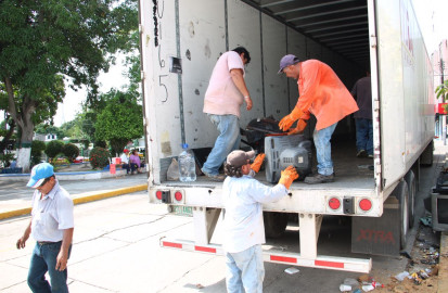 Envió Madero 2 toneladas de basura electrónica 