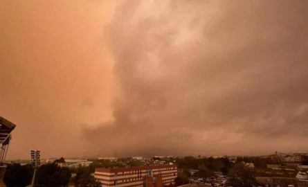 Alerta PCyB de Reynosa por llegada del Polvo del Sahara