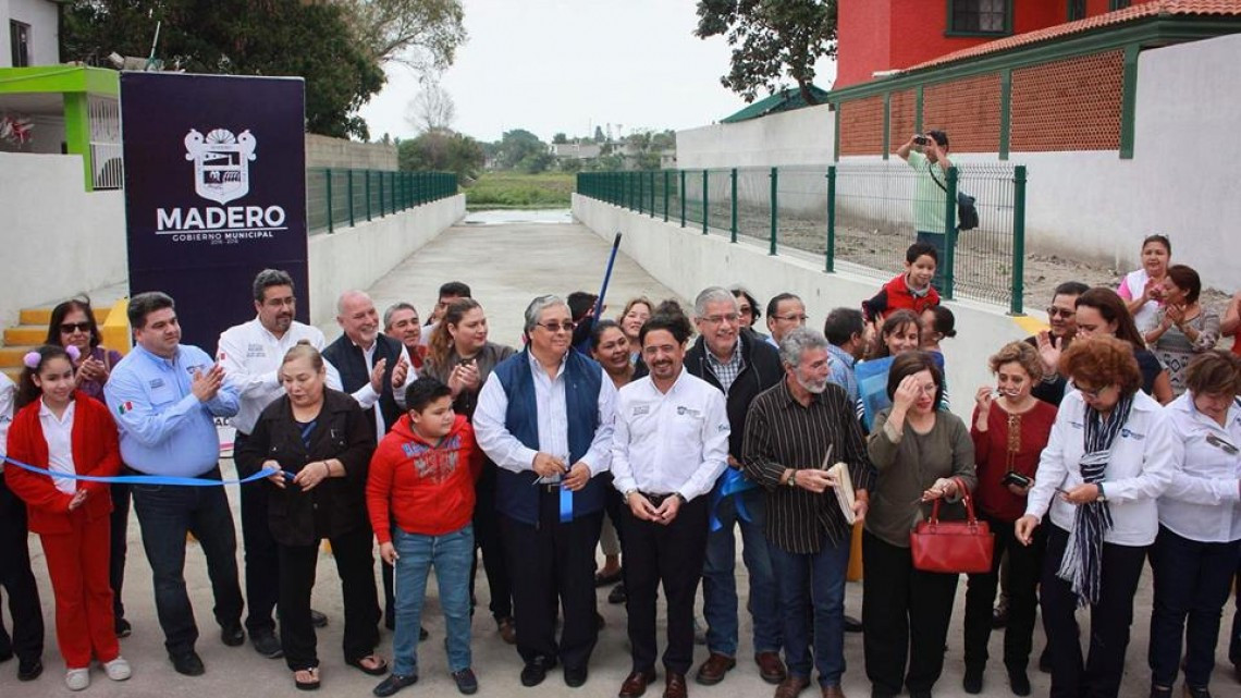 Realizan inauguración de Dren Pluvial