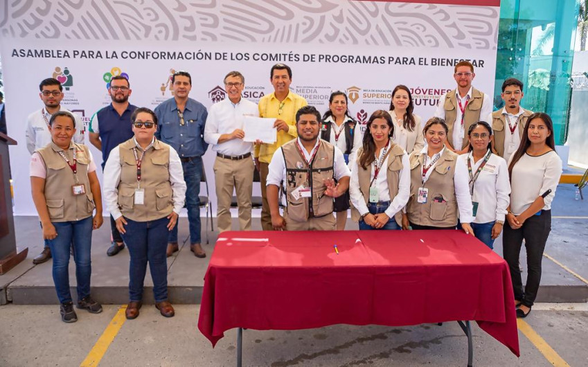 Atestigua Mario López  conformación de los comités para el Banco Bienestar 