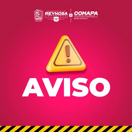 COMAPA realiza maniobras de reparación; habrá suspensión de agua en tres sectores