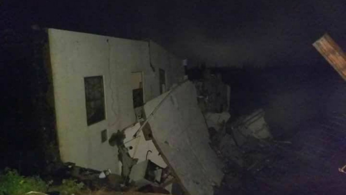 Edificio colapsa en Los Cabos por efectos de Lidia