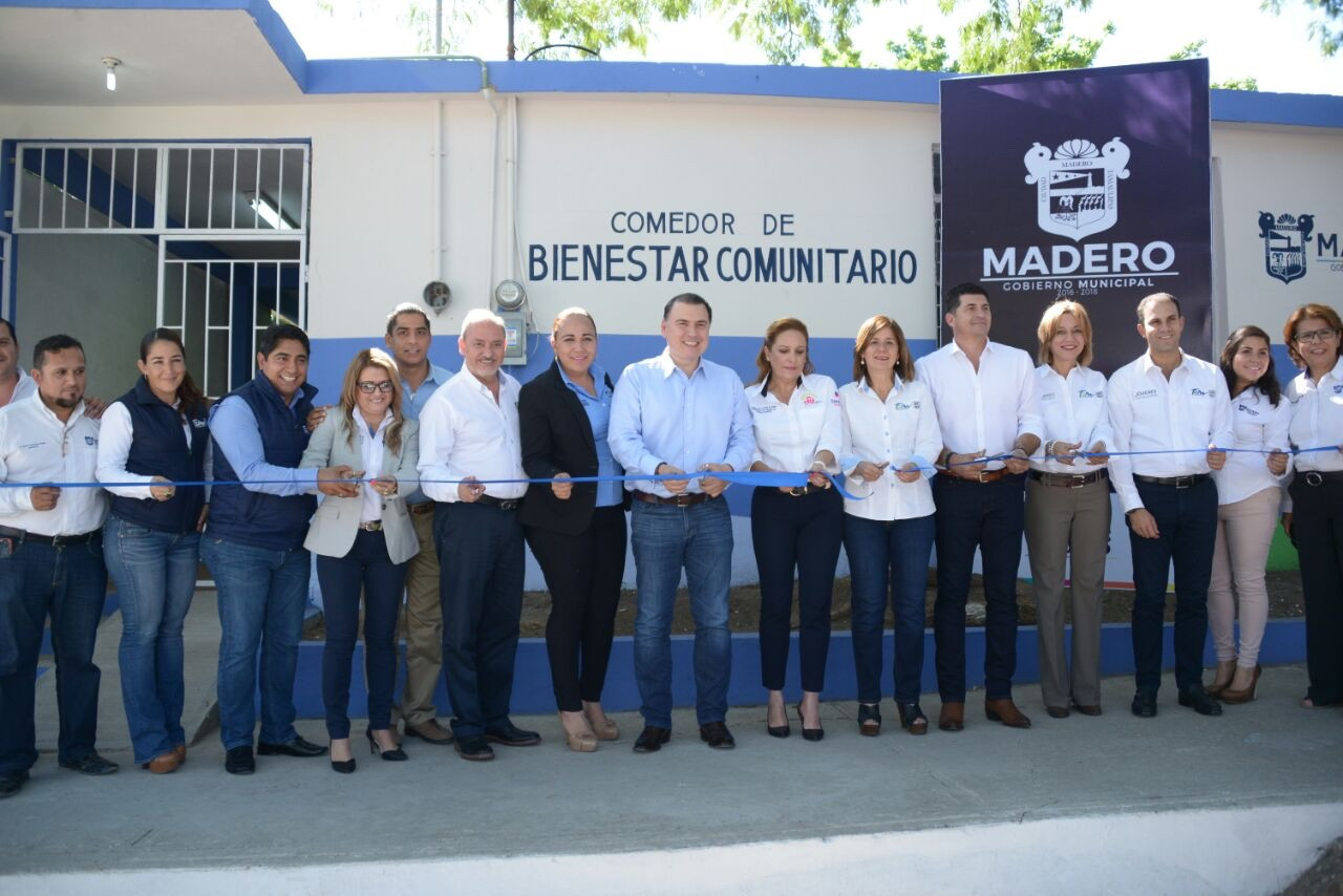 Comedores comunitarios en Madero son activados