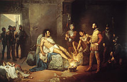 Se cumplen 493 años de la muerte de Cuauhtémoc