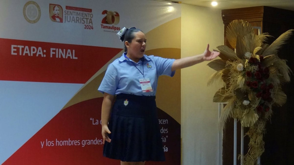 Representará estudiante tamaulipeca a México en el XI Concurso Internacional de Oradores en Perú