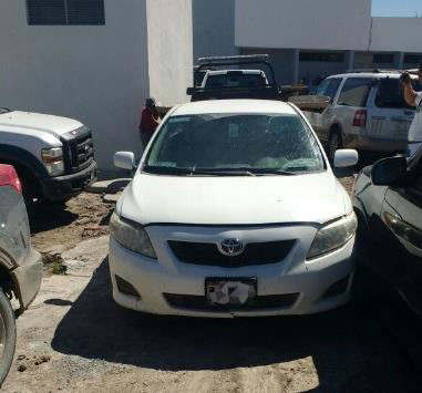 Aseguran vehículos, cargadores, cartuchos y ponchallantas en Díaz Ordaz