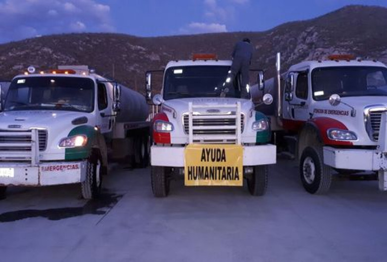 Conagua apoya a damnificados