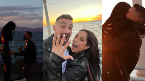 Becky G recibe anillo de compromiso