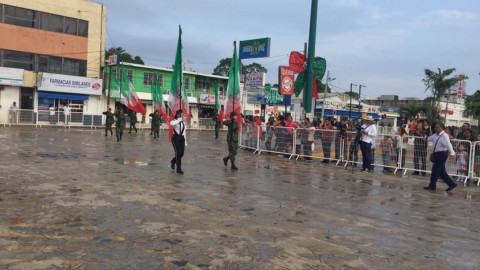 Transcurre sin novedad el desfile cívico militar en Altamira.