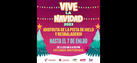 Invita Gobierno a último día de pista y resbaladera de hielo en Explanada de la Independencia 