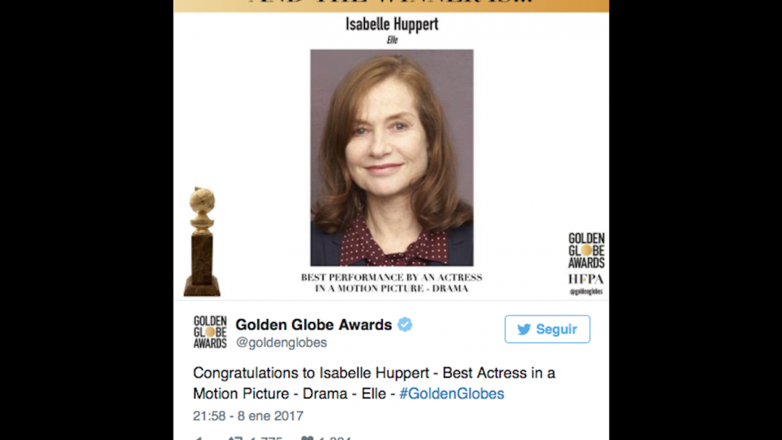 Ganadores de los Golden Globes
