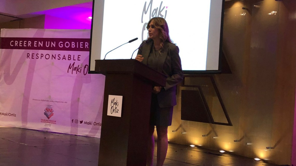 Maki Ortiz imparte conferencia "Experiencias Exitosas de un Gobierno Responsable" en Nuevo Laredo 