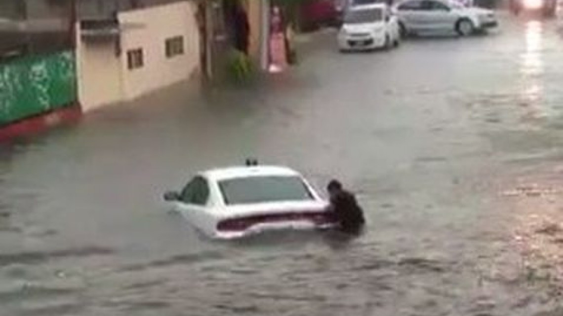 Lluvias afectan el sur de la Ciudad de México