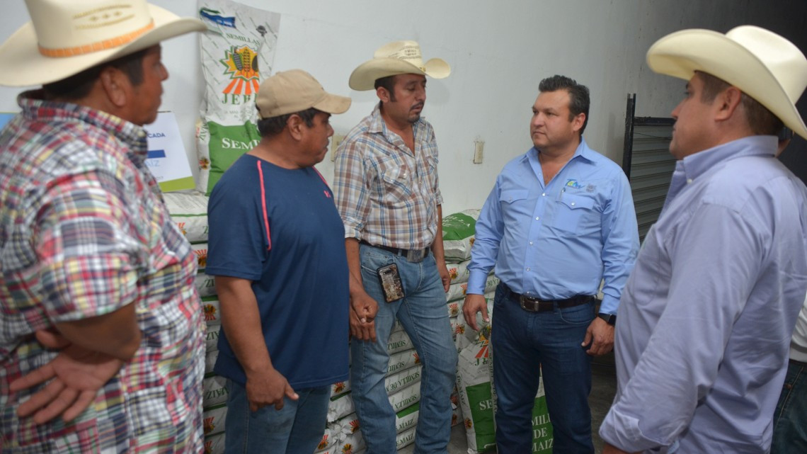 Entregan 8 toneladas de Semilla Certificada de Maíz Tam 2017 