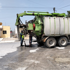 Realizó COMAPA sondeo de drenaje sanitario en diferentes sectores de la ciudad