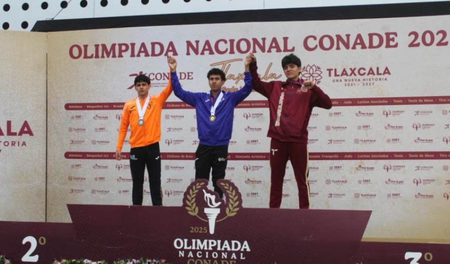 Oro y bronces para Tamaulipas en el arranque del atletismo de la Olimpiada Nacional 2025