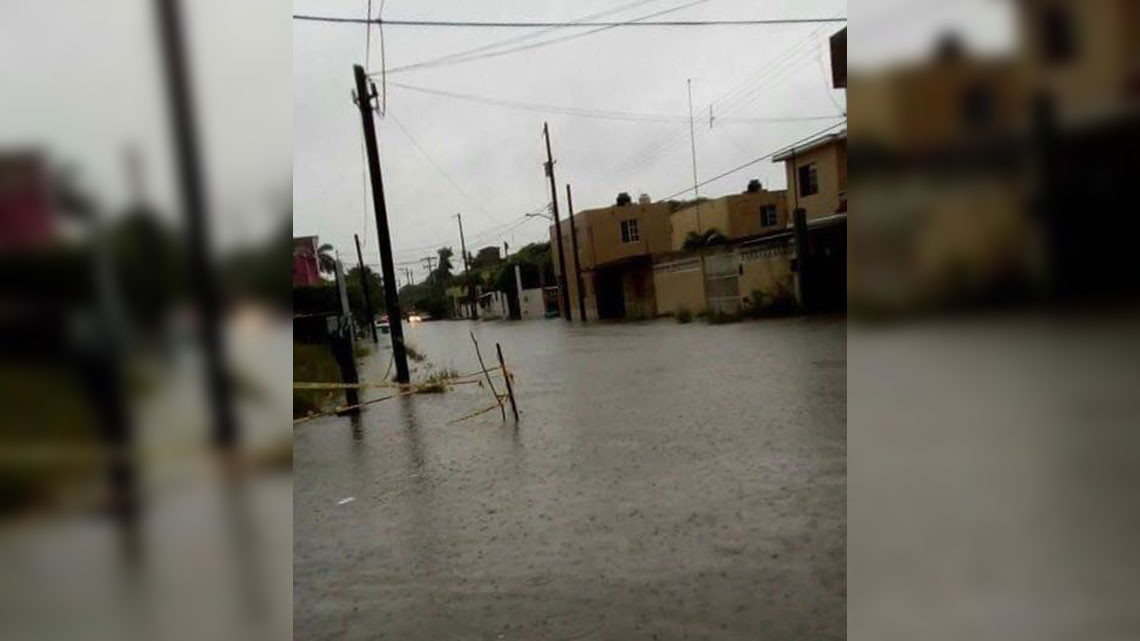 Lluvia provoca afectaciones en varios sectores de la zona metropolitana