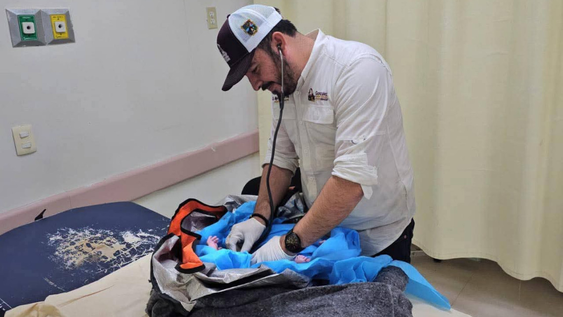 Alcalde de González, Tamaulipas atiende parto en plena tormenta tropical Barry