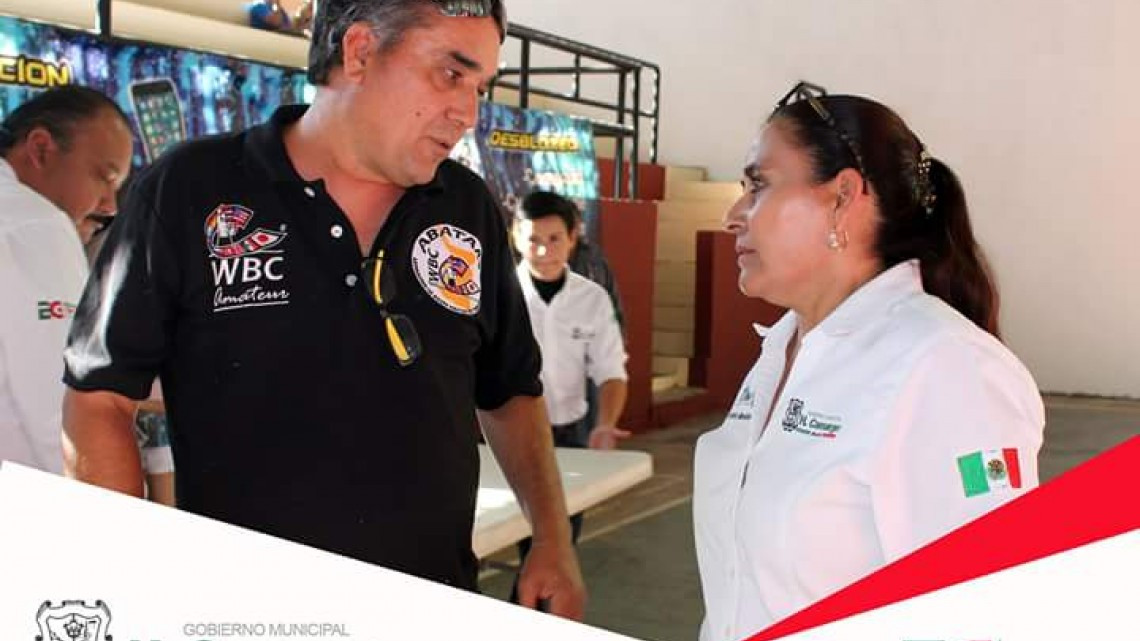 Llevan a cabo “Pelea de campeonato estatal peso Gallo” en Camargo