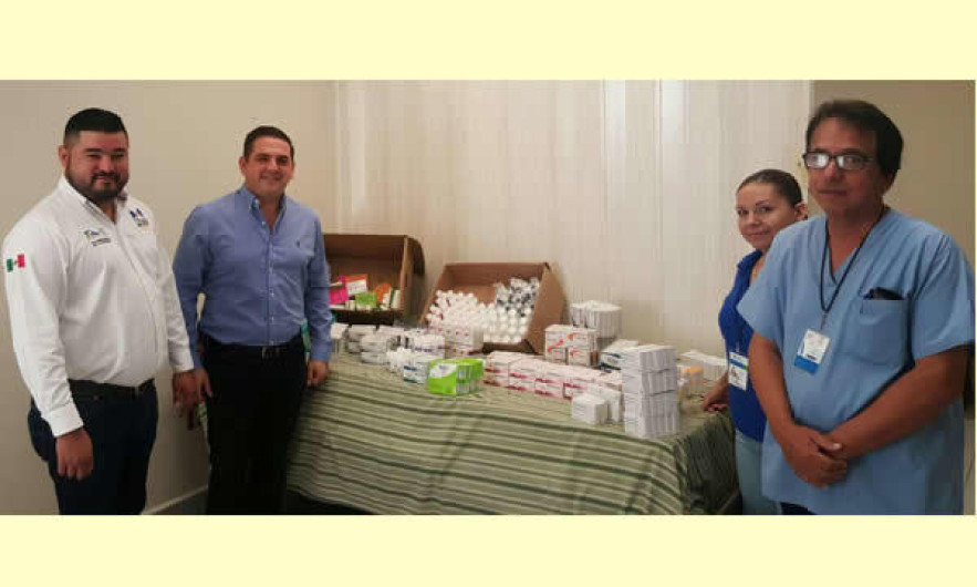 Gestiona alcalde medicamentos para el Centro de Salud