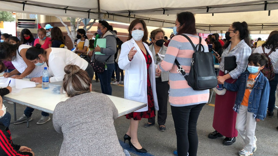 Gobierno de Nuevo Laredo vacuna a menores de 5 a 17 años en Laredo, Texas