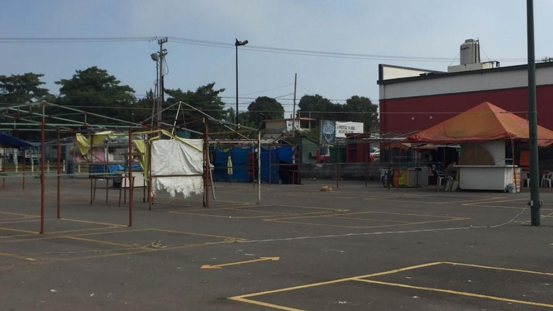 A punto de desaparecer mercado creado con comerciantes informales
