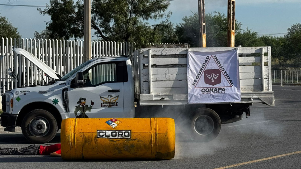 Realizan autoridades de Reynosa e Hidalgo Simulacro Binacional DINAPREQ 2025