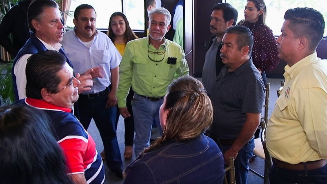 Chucho Nader en apoyo a los empresarios tampiqueños