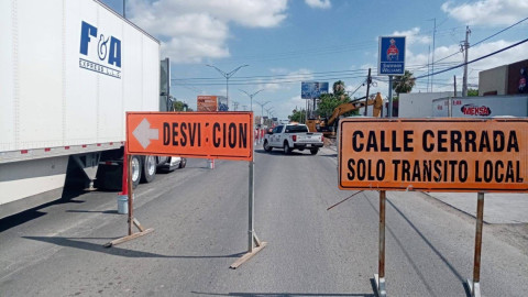 Ajustan vialidades para agilizar trabajos y reducir riesgos en Avenida Reforma 