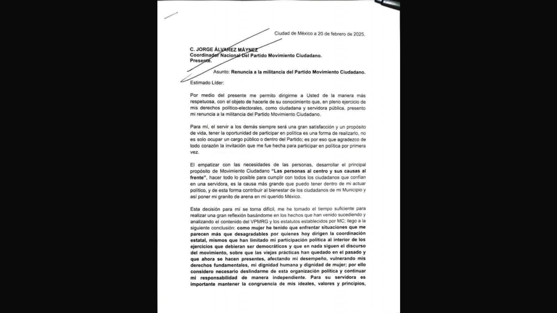 Renuncian dos regidores a Movimiento Ciudadano en el Cabildo de Matamoros