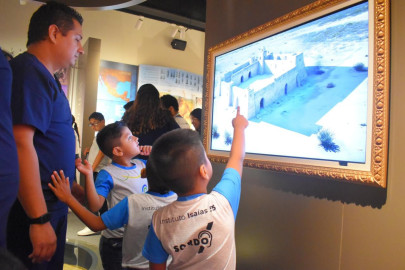 Disfrutaron alumnos de la escuela Isaías 55 una visita al Museo 